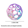Soft Montessori Baby Grasping Rattle Ball with Bell – Sensory Learning Toy for Infants