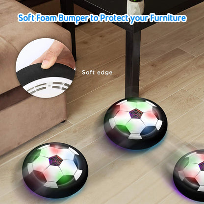 LED Hover Soccer Ball Toy for Kids – Indoor & Outdoor Floating Football Game with Music