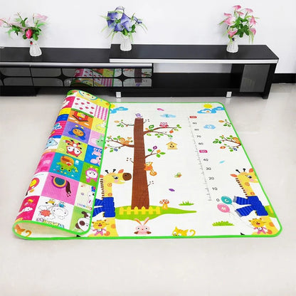 Large Foldable Baby Play Mat for Safe Montessori Sensory Learning & Crawling