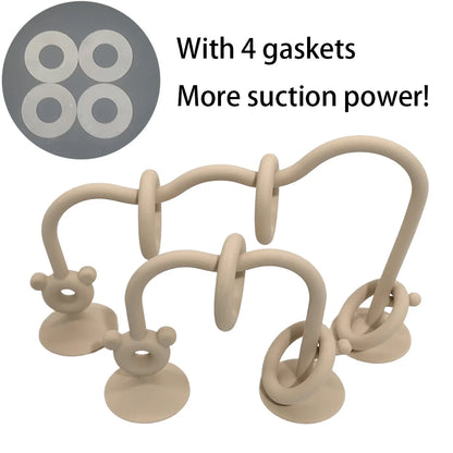 Montessori Silicone Bead Puzzle Toy for Babies & Toddlers