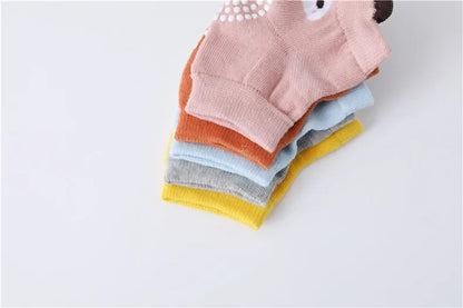 Cotton Baby Knee Pads – Anti-Slip Crawling & Walking Protection for 0–3 Years