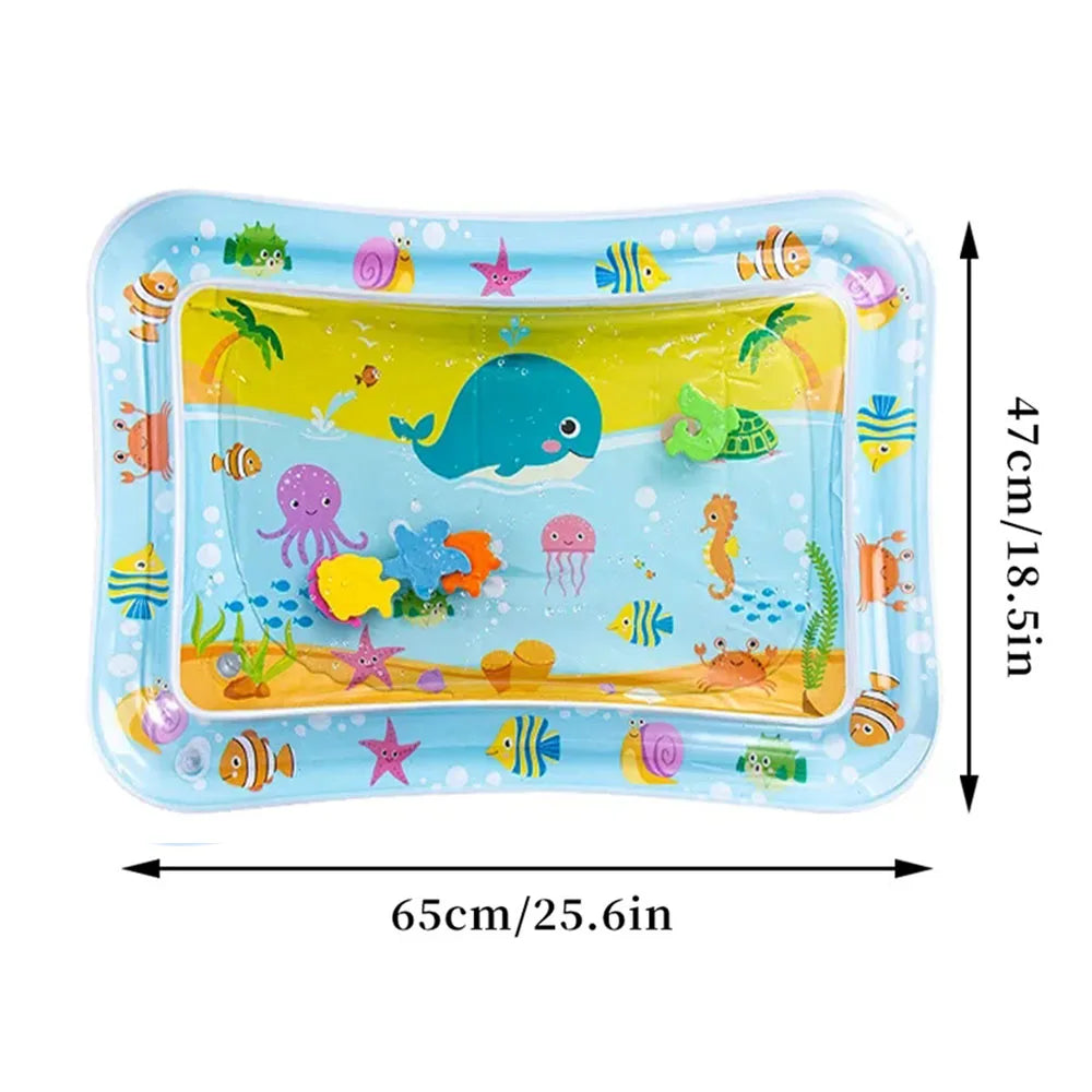 Inflatable Baby Water Play Mat – Sensory Tummy Time Activity Toy for Infants & Toddlers