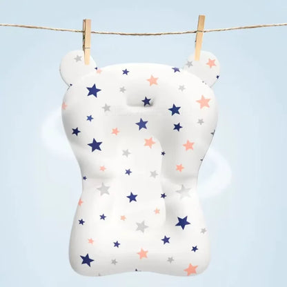 Baby Bath Support Pad – Soft, Foldable & Adjustable Newborn Cushion
