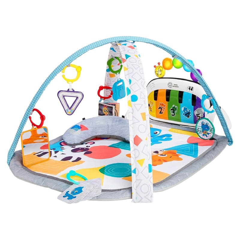 Joyfulbabygoods Gym with Piano 4-in-1 Baby Gym with Piano, 7 Toys, Music and Light Play Mat