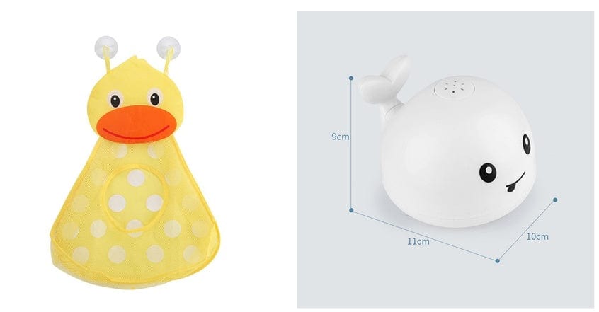 Kidlova 4-Player Dice Game 8set New Baby Bathroom Bath Electric Induction Whale Spray Small Toy