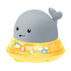 Kidlova 4-Player Dice Game Grey yellow New Baby Bathroom Bath Electric Induction Whale Spray Small Toy