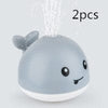 Kidlova 4-Player Dice Game Grey2pcs New Baby Bathroom Bath Electric Induction Whale Spray Small Toy