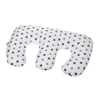 Twin Pregnancy Nursing Pillow – Silver Stars | Tandem Feeding Support Twin Nursing Pillows
